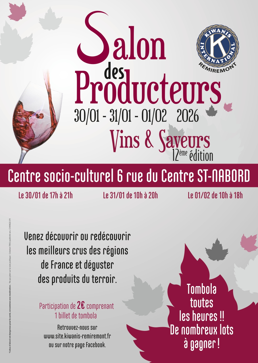 SALON DES PRODUCTEURS VINS ET SAVEURS A SAINT NABORD